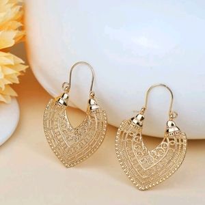 Hollow Out Hoop Earrings